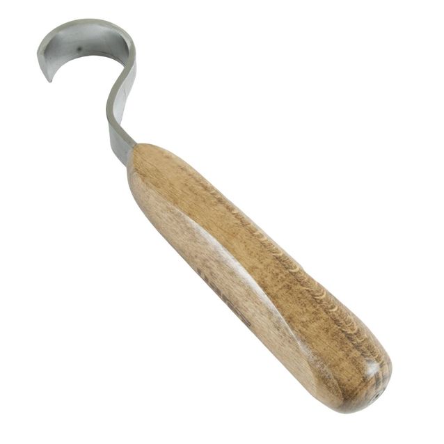 Kuorimaveitsi/koverrin Narex lusikan tekoon vasen