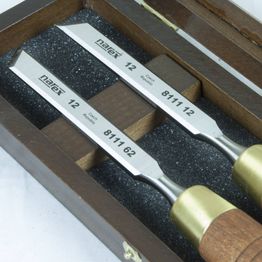 Viistotalttasarja Narex 12 mm 2 kpl/pkt puulaatikossa