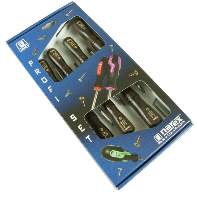 Ruuvimeisselisarja Narex Wood Line Plus PH/PZ/taltta