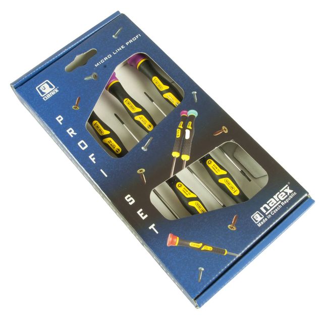 Ruuvimeisselisarja Narex Micro Line Profi PH/taltta