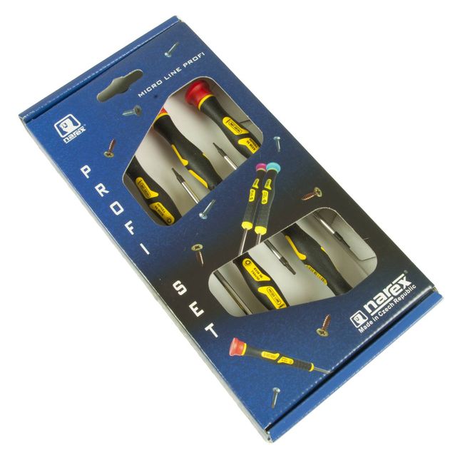 Ruuvimeisselisarja Narex Micro Line Profi torx 6 kpl/pkt