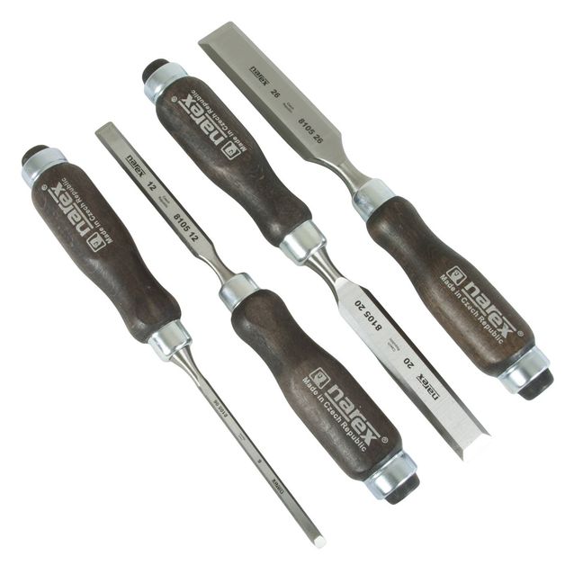 Puutalttasarja Narex Pro 4 osaa 6-12-20-26 mm