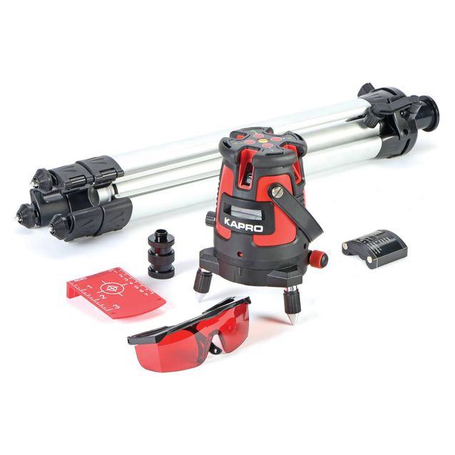 Itsetasaava laser Kapro 873 1v+5p punainen