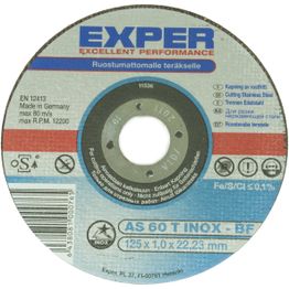 Katkaisulaikka Exper Ø125 mm 1,0 mm rosterille