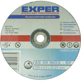Katkaisulaikka Exper Ø230 mm 1,0 mm rosterille