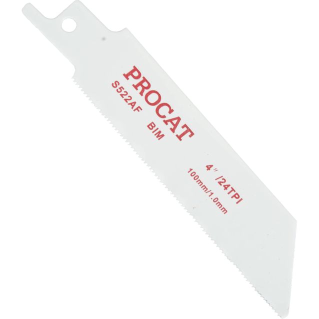 Puukkosahanterä Procat S522AF 100 mm/24tpi metallille 3 kpl/pkt