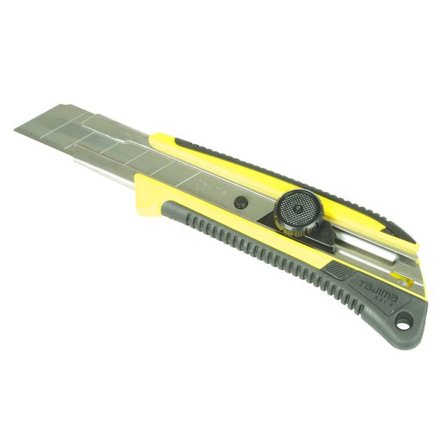 Katkoteräveitsi Tajima 25 mm kumi + ruuvilukko LC-6611