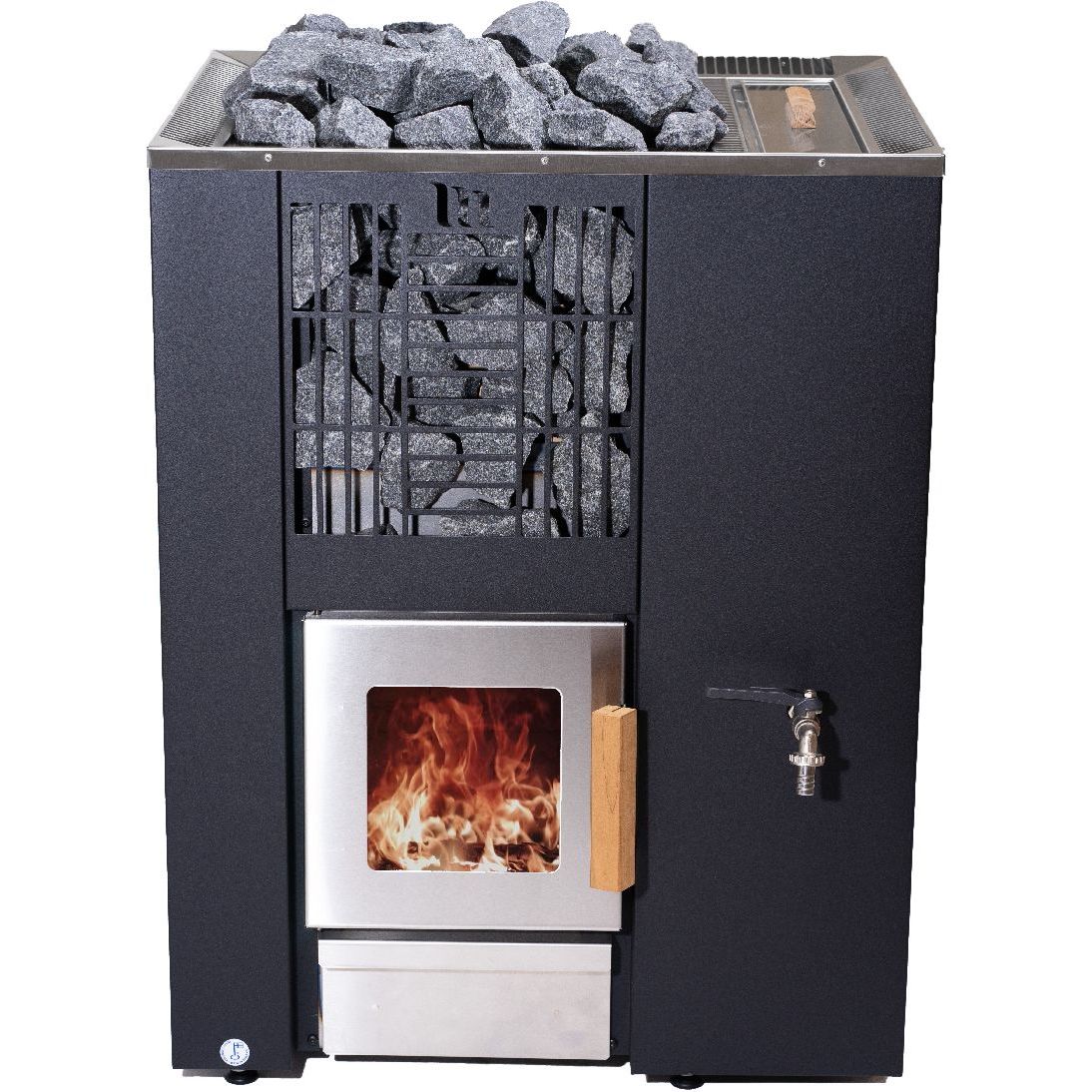 Puukiuas Mondex Motti 22 12-22 m³ vesisäiliöllä musta