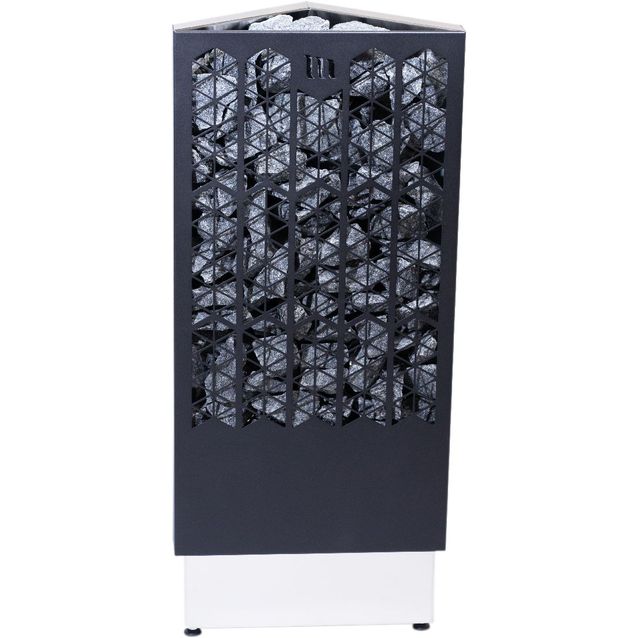 Sähkökiuas Mondex Aura E2 6,6 kW 6-9 m³ erillinen ohjaus musta