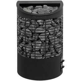 Sähkökiuas Mondex Teno 2.0 M, 6.6kW, 6-9m³, kiinteä ohjaus, musta