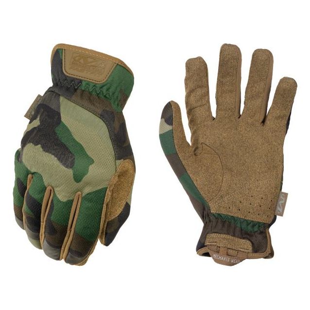 Työhanskat Mechanix Wear FastFit® Woodland Camo, koko S