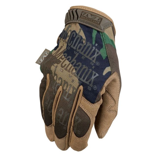 Työhanskat Mechanix Wear The Original® Woodland Camo, koko S