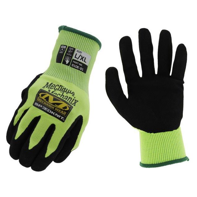 Työhanskat Mechanix Wear Hi-Viz SpeedKnit Utility, koko M