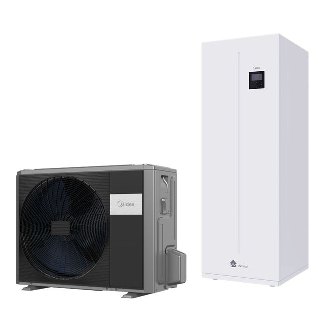 Ilma-vesilämpöpumppu Midea M-Thermal Arctic Dual 8kW/190L