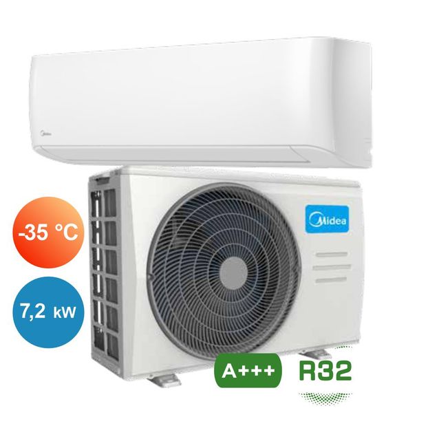 Ilmalämpöpumppu Midea Oasis PLus 3,5/4,3kW, ulkoyksikkö