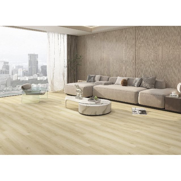 Vinyylilankku Habitas Flooring Edgewood, jäykkäydin, askeläänieriste