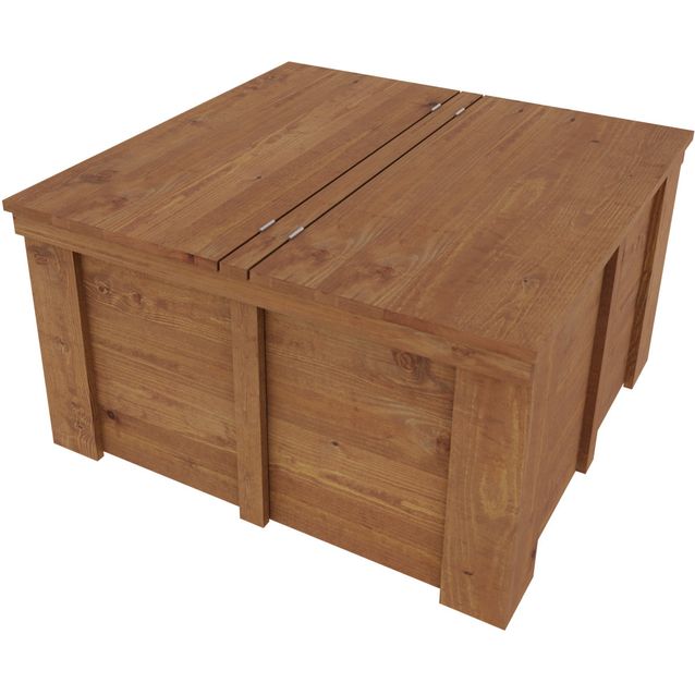 Arkkupöytä 80cm, ruskea, 80x81x45