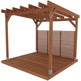 Pergola Miljöökoriste, ruskea, eri mittoja
