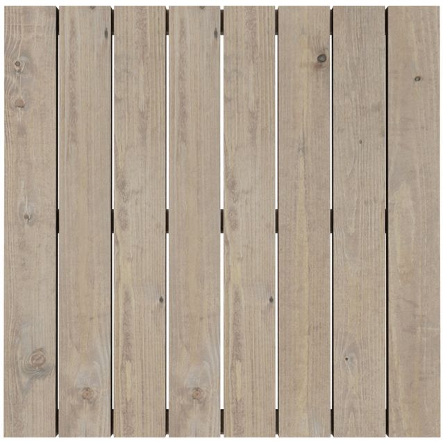 Puulaatta Miljöökoriste, 80x80x3cm, eri värejä