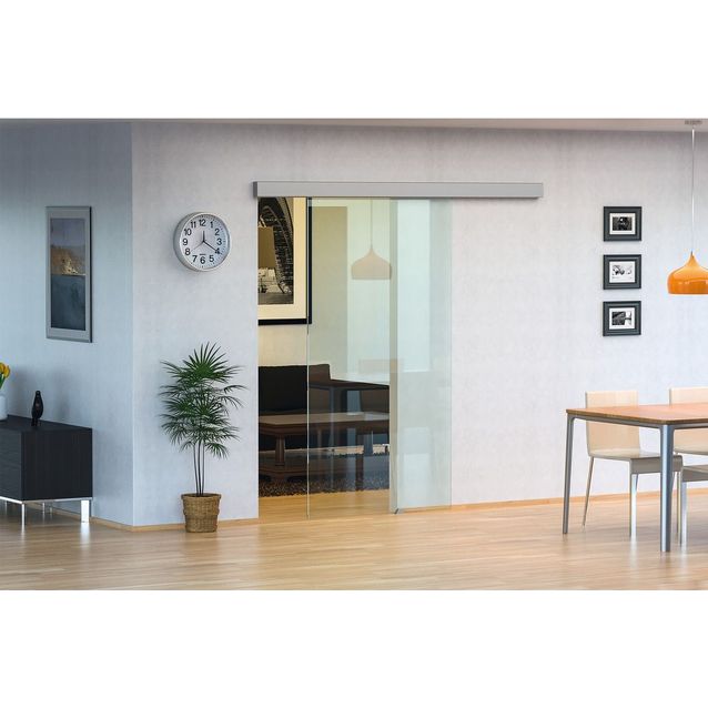 Tilanjakaja/liukuovi Maakunnan lasi kokolasinen lasiliukuovi + liukukisko eri värejä mittatilaus