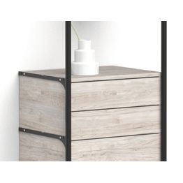 Säilytysjärjestelmän matalat laatikot Mirror Line Nivo, leveys 60cm, 2kpl/pkt