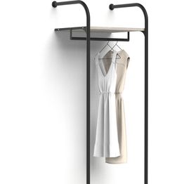 Säilytysjärjestelmän vaatetanko Mirror Line Nivo, 600mm