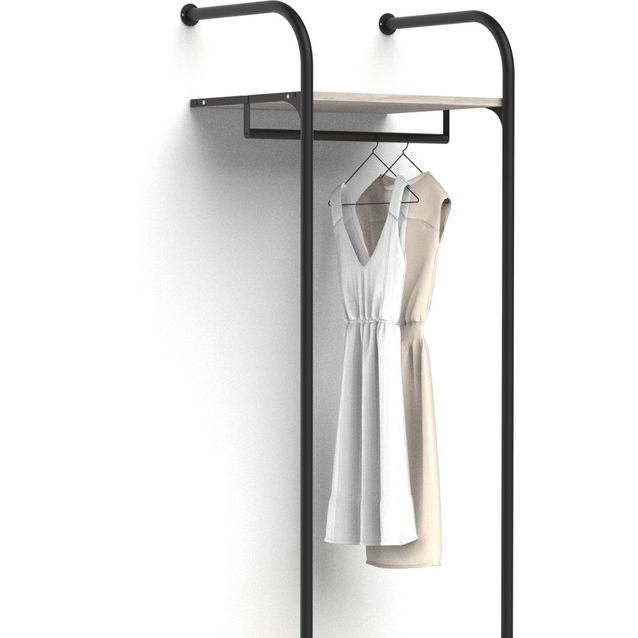 Säilytysjärjestelmän vaatetanko Mirror Line Nivo, 600mm