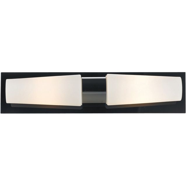 Kylpyhuoneen seinävalaisin Markslöjd Brastad 2-osainen musta/valkoinen