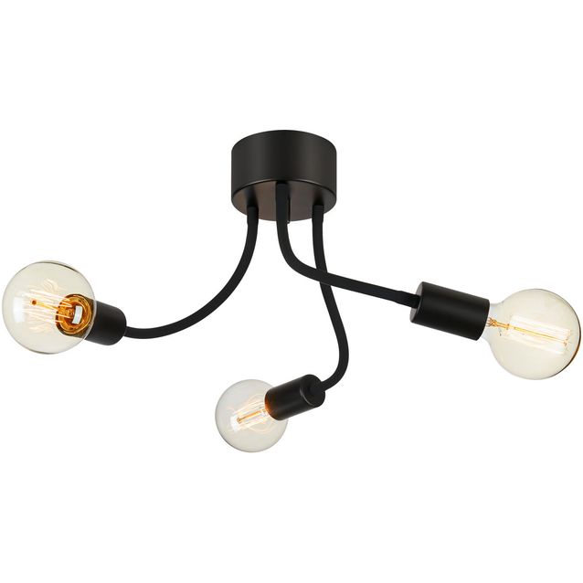 Plafondi Markslöjd Medusa 3-osainen musta