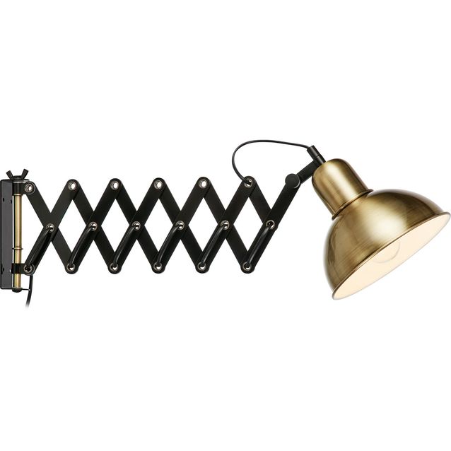 Seinävalaisin Markslöjd Riggs messinki