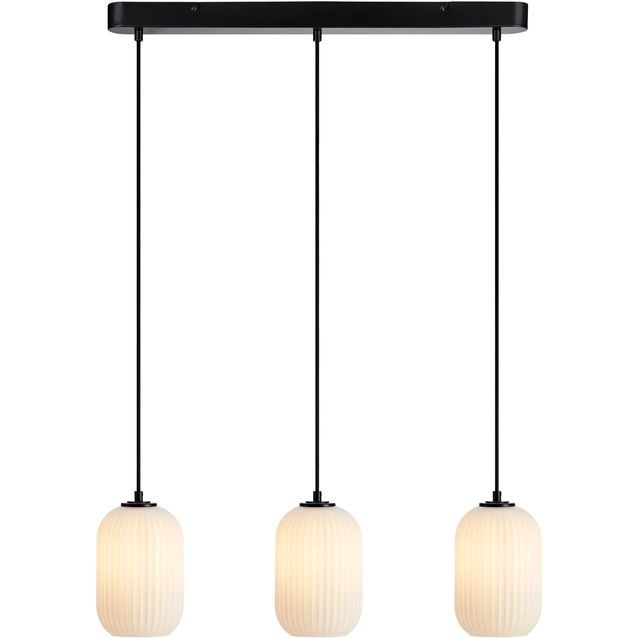 Riippuvalaisin Markslöjd Cava 3-osainen musta/valkoinen