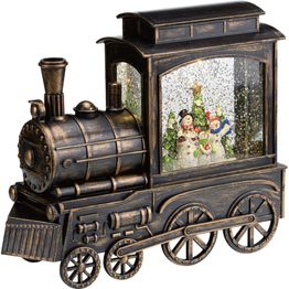 Valokoriste Markslöjd Loco lumiukot paristokäyttöinen pronssi