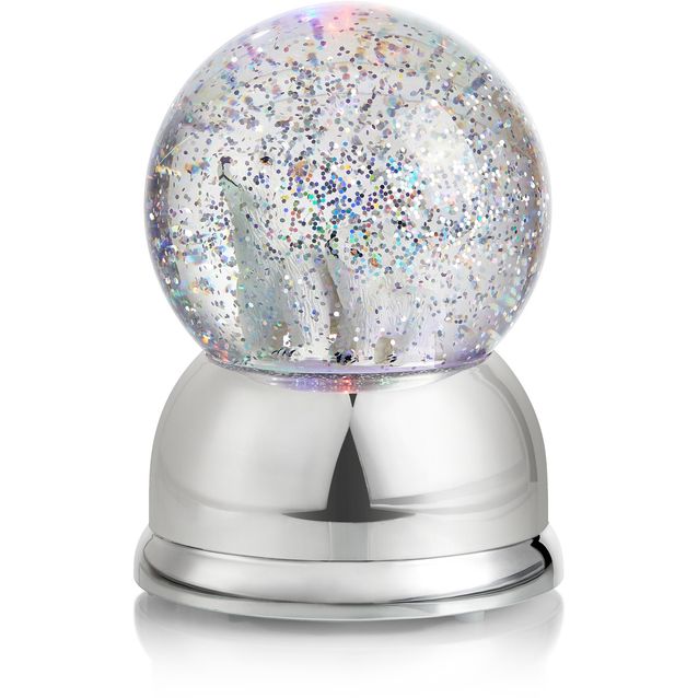 LED-lumisadepallo Markslöjd Max paristokäyttöinen kromi