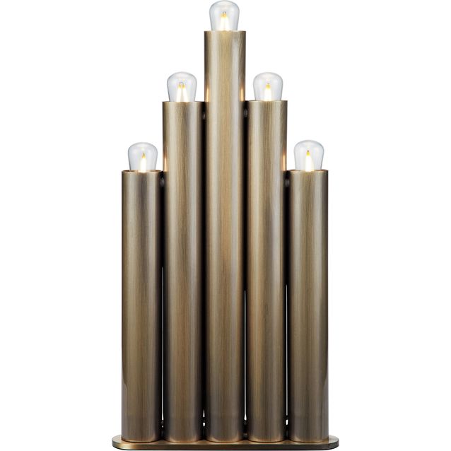 Kynttelikkö Markslöjd Organo 5-osainen E14 antiikkimessinki