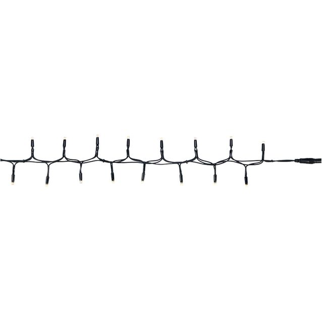 Valoketju Markslöjd Chrissline Crab Original, 100 valoa, 5m musta