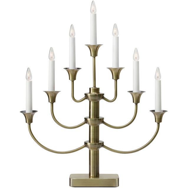 Kynttelikkö Markslöjd Gylling 7-osainen antiikkimessinki