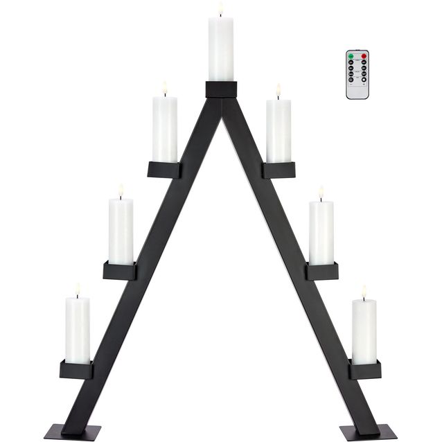 Kynttelikkö Markslöjd Arbor 7-osainen musta