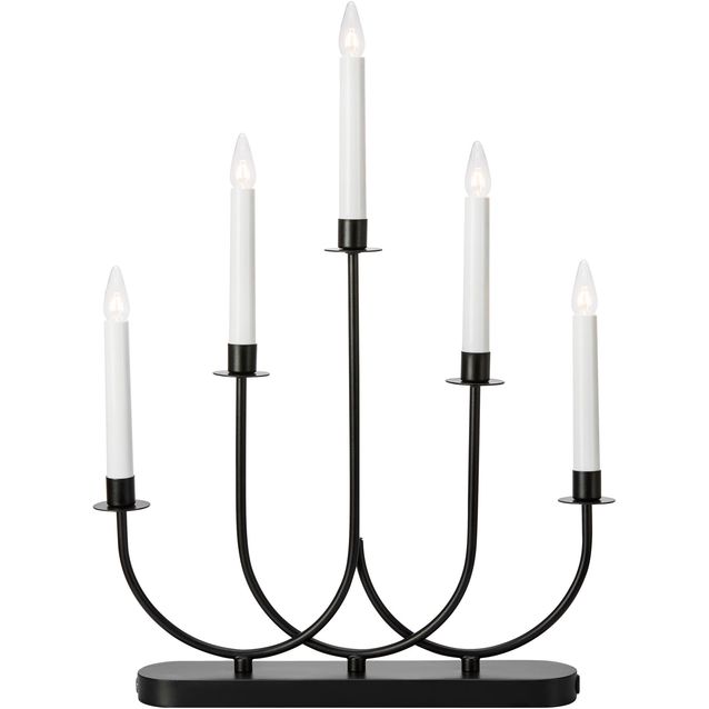 Kynttelikkö Markslöjd Soro 5-osainen 2000K musta