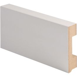 Jalkalista Maler 19x70x2750mm, johtoura, mdf, valkoinen