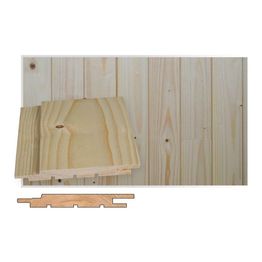 Saunapaneeli/sisustuspaneeli Maler STS-3, 15x95x2085mm, VK kuusi, ympäripontattu, PN, puuvalmis