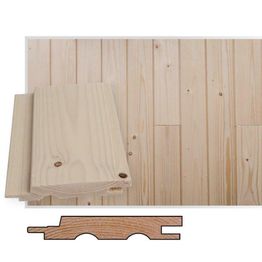 Saunapaneeli/sisustuspaneeli Maler STS-3, 15x95x2685mm, VK kuusi, ympäripontattu, PN, puuvalmis