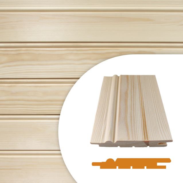 Helmipaneeli Aarni STK, 12x95x3280, sormijatkettu erikoismänty, ympäripontattu, puuvalmis