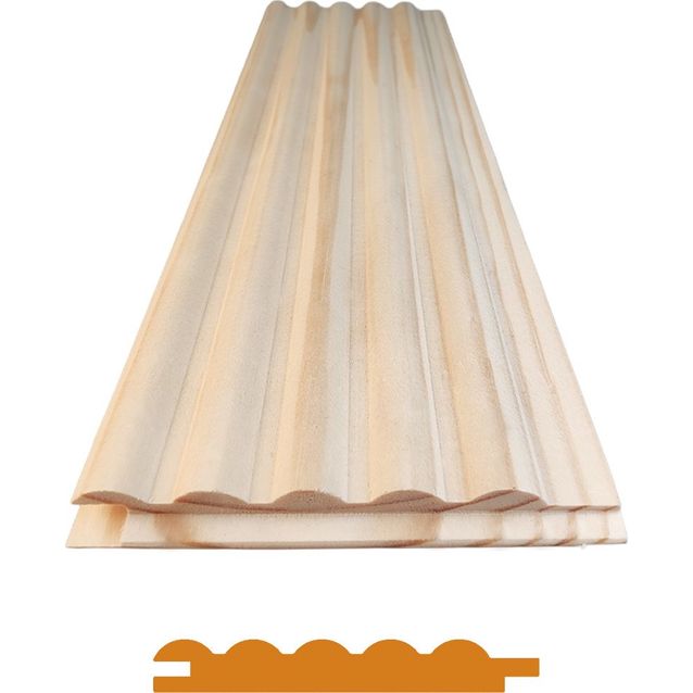 Sormipaneeli Aarni STK, 12x95x3280, sormijatkettu erikoismänty, ympäripontattu, puuvalmis