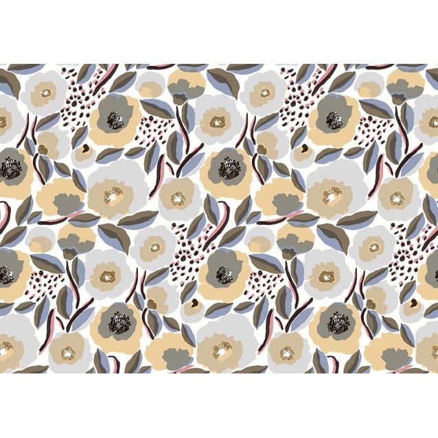 Tapetti Marimekko Rosarium pastelli 0,7x10,05 m