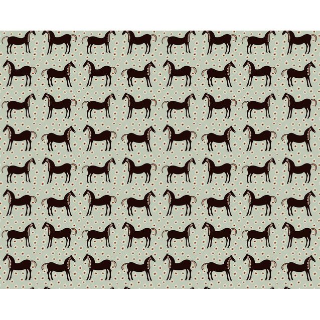 Tapetti Marimekko Musta tamma vihreä 0,7x10,05 m