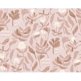 Tapetti Marimekko Kasvio, 0.7x10.05m, moderni, vaaleanpunainen