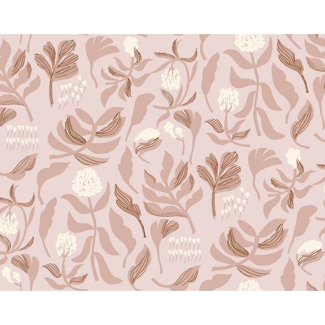 Tapetti Marimekko Kasvio vaaleanpunainen 0,7x10,05 m