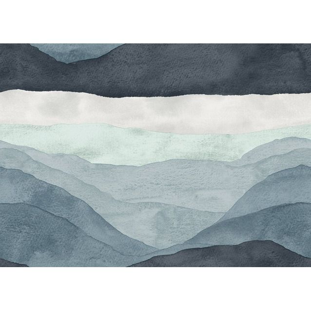 Tapetti Marimekko Joiku siniharmaa 0,7x10,05 m