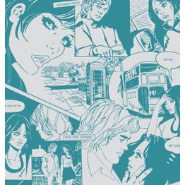 Tapetti Mini Moderns True Romance, non-woven, vintage