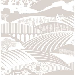 Tapetti Mini Moderns Moordale, non-woven, graafinen/geometrinen, maisema